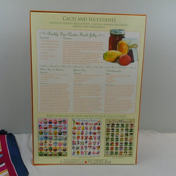 Eurographacs Cacti And Succulents 1000 Piece Jigsaw Puzzle - Picture 4 of 11